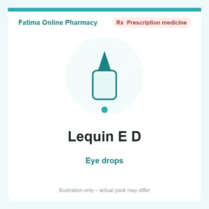 Lequin E D – eye drops