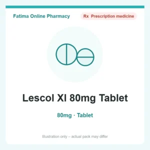 Lescol Xl 80mg Tablet