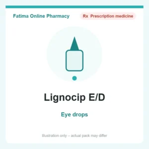 Lignocip E/D – eye drops