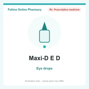 Maxi-D E D – eye drops
