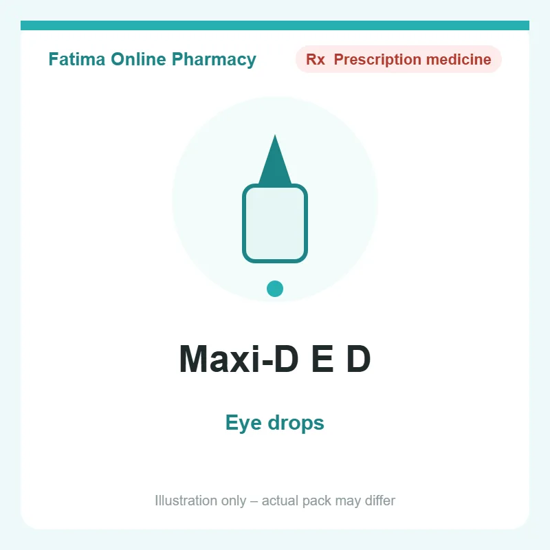 maxi d e d Maxi-D E D – eye drops