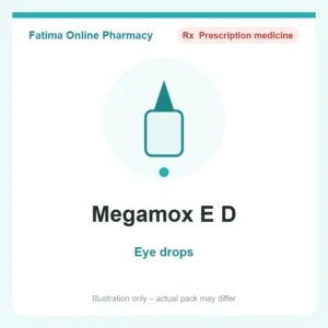 Megamox E D – eye drops
