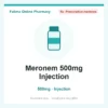 Meronem 500mg Injection