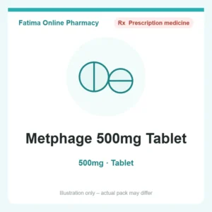 Metphage 500mg Tablet