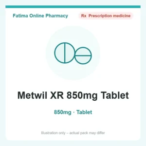 Metwil XR 850mg Tablet