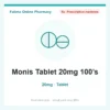 Monis Tablet 20mg 100’s