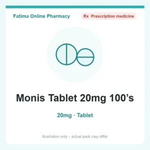 Monis Tablet 20mg 100’s