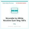 Nicorette Icy White Nicotine Gum 4mg 105’s