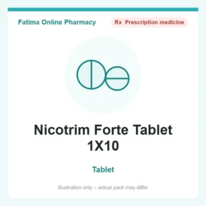 Nicotrim Forte Tablet 1X10