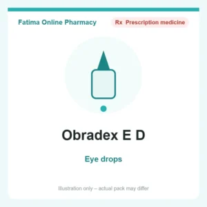 Obradex E D – eye drops
