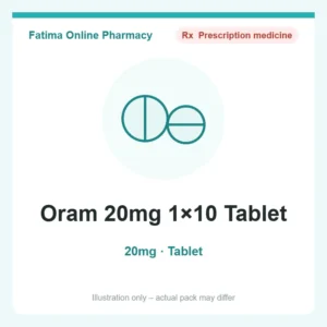 Oram 20mg 1×10 Tablet