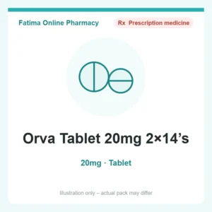 Orva Tablet 20mg 2×14’s