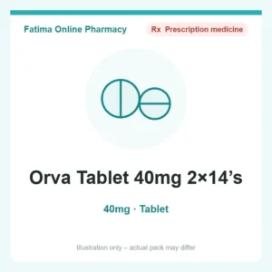 Orva Tablet 40mg 2×14’s