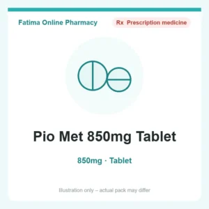 Pio Met 850mg Tablet