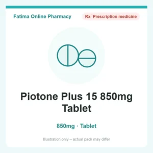 Piotone Plus 15 850mg Tablet