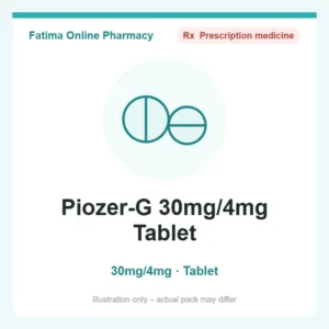 Piozer-G 30mg/4mg Tablet