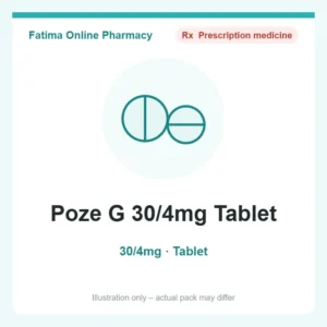 Poze G 30/4mg Tablet