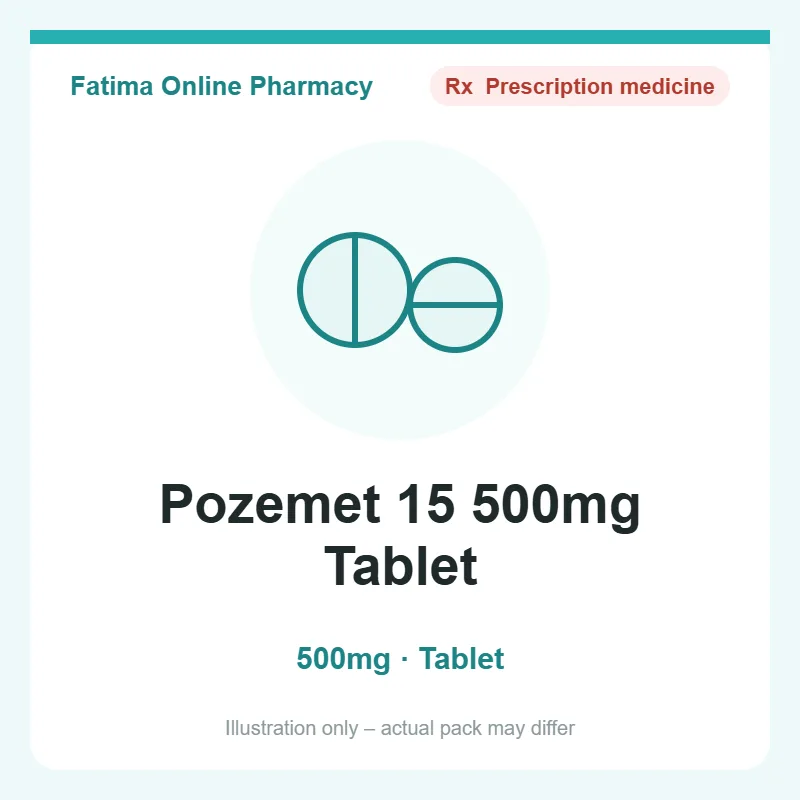 pozemet 15 500mg tablet Pozemet 15 500mg Tablet