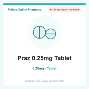 Praz 0.25mg Tablet