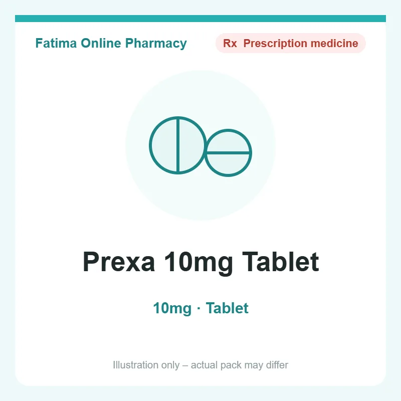 prexa 10mg tablet Prexa 10mg Tablet