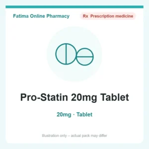 Pro-Statin 20mg Tablet
