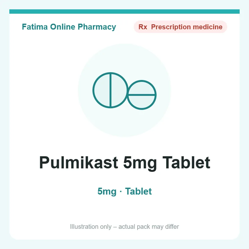 pulmikast 5mg tablet Pulmikast 5mg Tablet