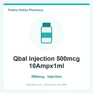 qbal inj 500mcg 10ampx1ml Qbal Injection 500mcg 10Ampx1ml