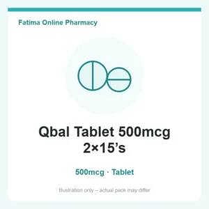 Qbal Tablet 500mcg 2×15’s