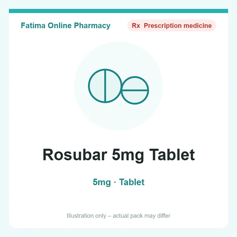 rosubar 5mg tablet Rosubar 5mg Tablet