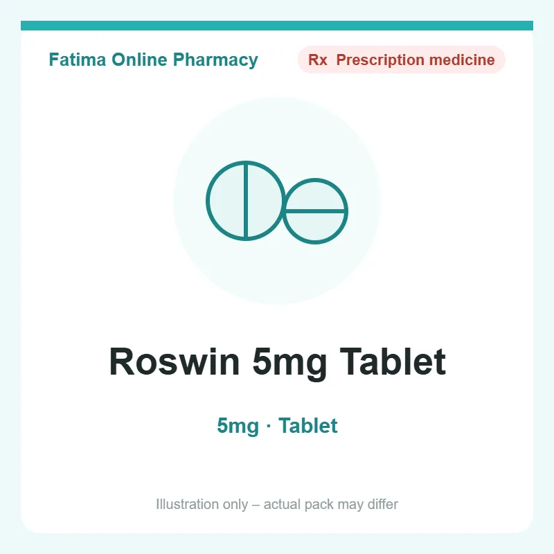 roswin 5mg tablet Roswin 5mg Tablet