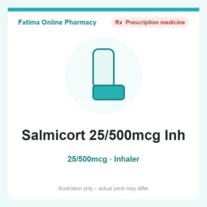 Salmicort 25/500mcg Inh – inhaler