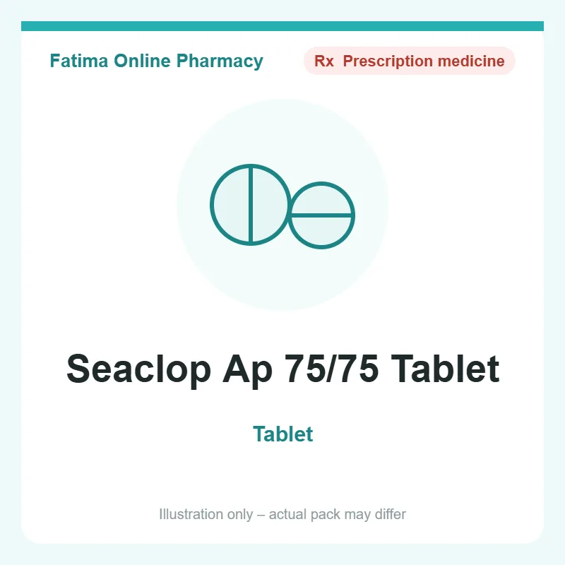 seaclop ap 75 75 tablet Seaclop Ap 75/75 Tablet