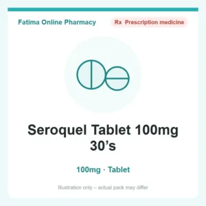 Seroquel Tablet 100mg 30’s
