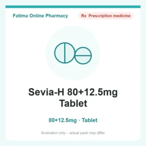 Sevia-H 80+12.5mg Tablet