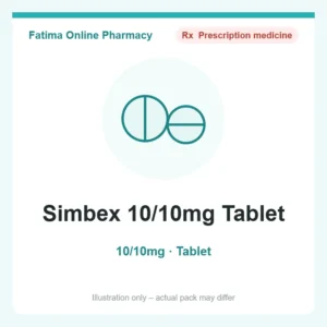 Simbex 10/10mg Tablet