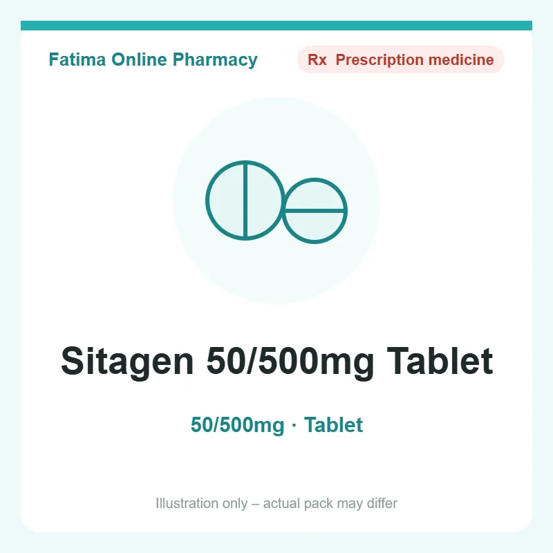 sitagen 50 500mg tablet Sitagen 50/500mg Tablet