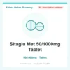 Sitaglu Met 50/1000mg Tablet