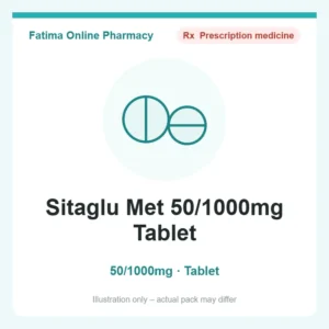 Sitaglu Met 50/1000mg Tablet