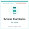 Sulbaxon 2mg Injection