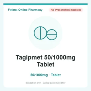 Tagipmet 50/1000mg Tablet