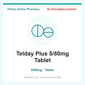 Telday Plus 5/80mg Tablet
