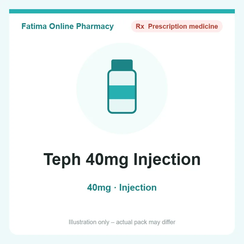 teph 40mg injection Teph 40mg Injection