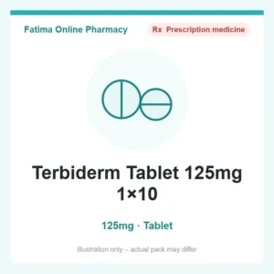 Terbiderm Tablet 125mg 1×10