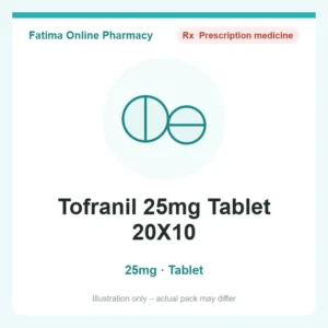 Tofranil 25mg Tablet 20X10