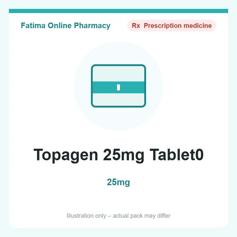 topagen 25mg tablet0 Topagen 25mg Tablet0
