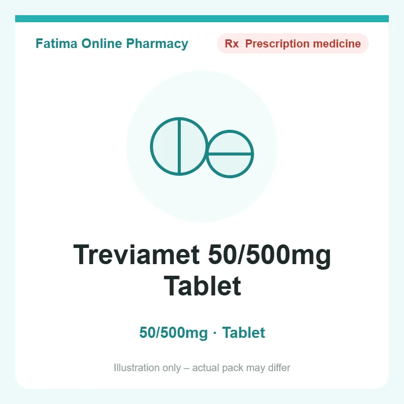 treviamet 50 500mg tablet Treviamet 50/500mg Tablet