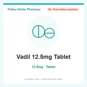 Vadil 12.5mg Tablet