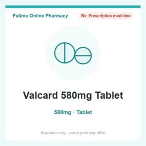 Valcard 580mg Tablet