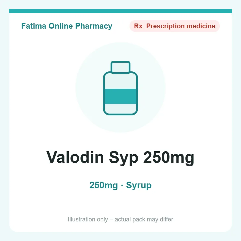 valodin syp 250mg Valodin Syp 250mg – syrup