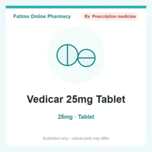 Vedicar 25mg Tablet